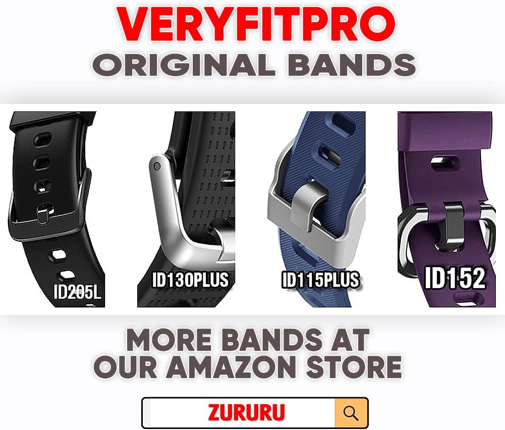 ZURURU Replacement Bands for Veryfit Pro ID115Plus HR Fitness Tracker Smart Watch
