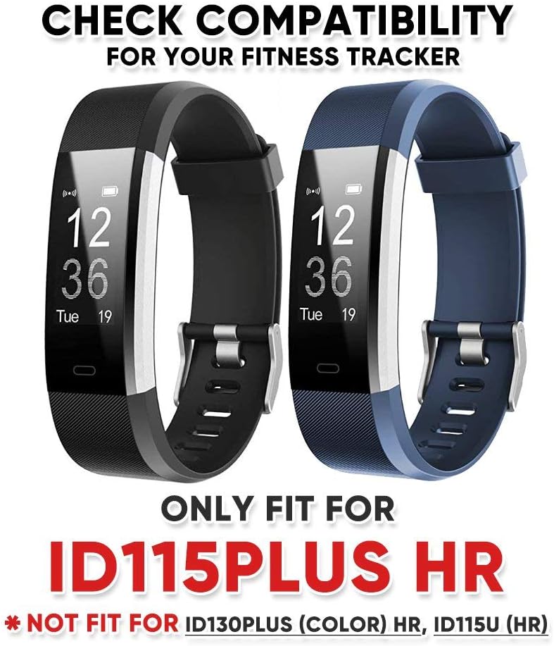 ZURURU Replacement Bands for Veryfit Pro ID115Plus HR Fitness Tracker Smart Watch