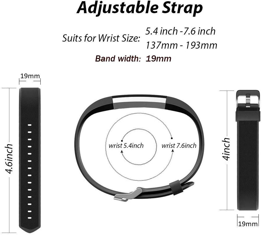 ZURURU Replacement Bands for Veryfit Pro ID115Plus HR Fitness Tracker Smart Watch